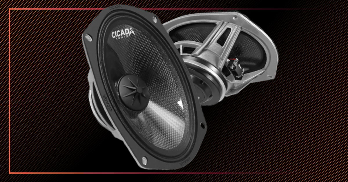 6.5-inch motorcycle coaxial speakers