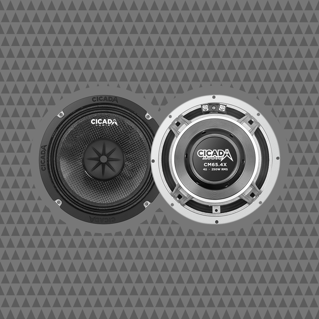 6.5-INCH MID-BASS COMPONENT SPEAKER KIT - 4Ω