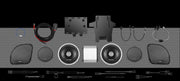 500w 4CH AMPLIFIER & 2 COAXIAL SPEAKER H-D® COMPLETE SYSTEM