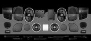 500w 4CH AMP & 4 COAXIAL SPEAKER H-D® COMPLETE SYSTEM