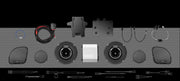 700w 4CH DSP AMPLIFIER & 2 COAXIAL HORN SPEAKER COMPLETE SYSTEM