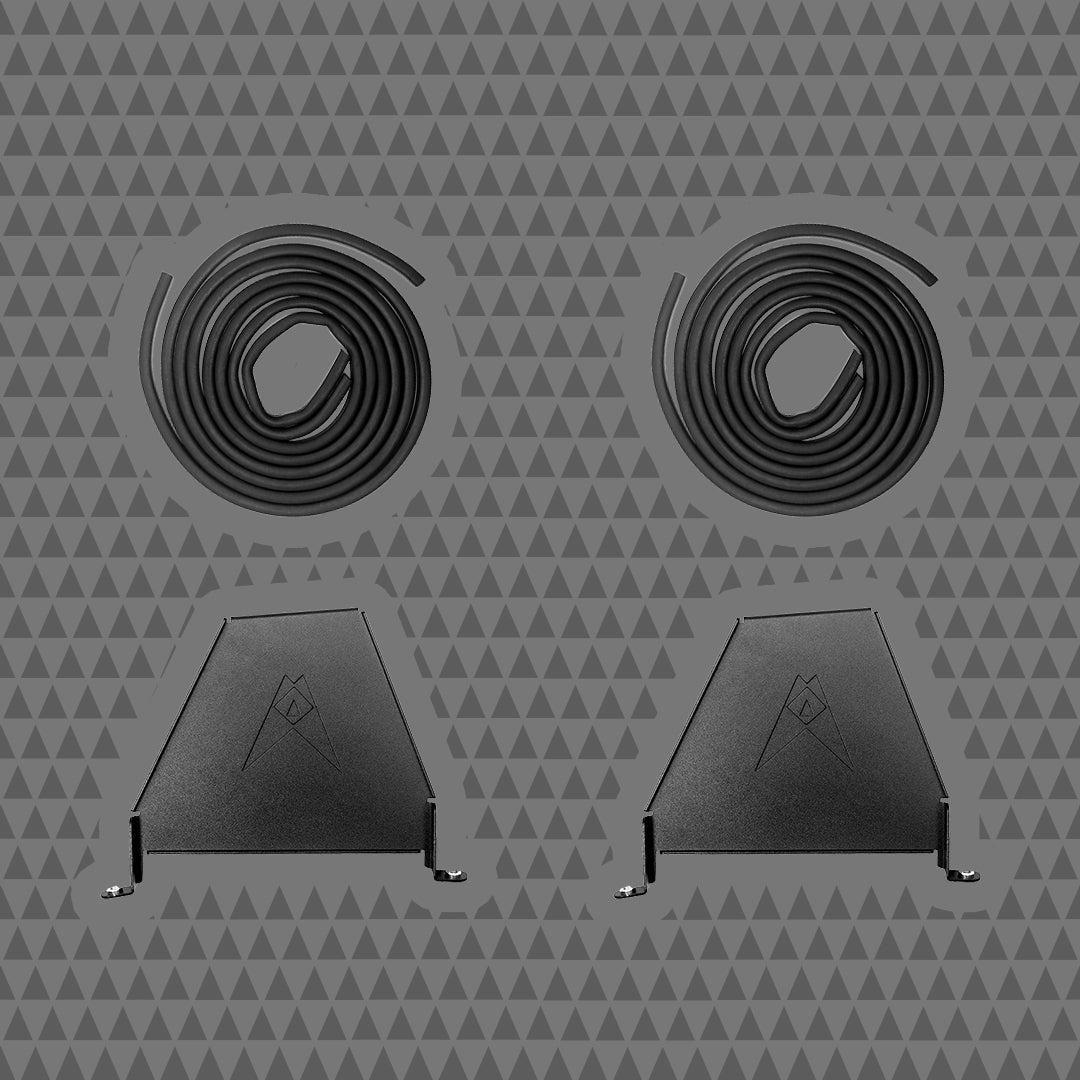 COMPLETE 8-INCH MID-BASS/WOOFER SADDLEBAG MOUNTING KIT