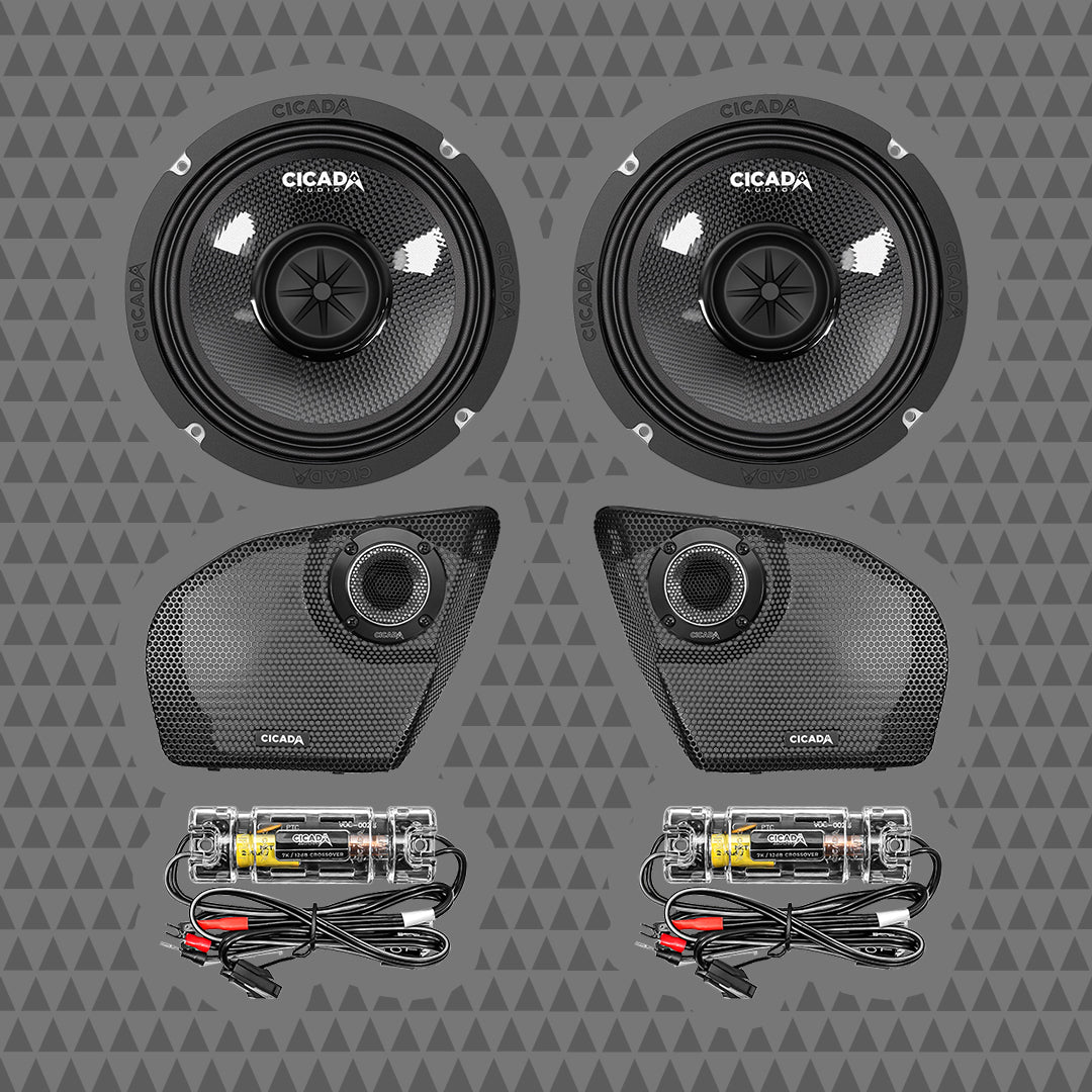 6.5-INCH MID-BASS / 1-INCH COMPONENT SPEAKERS KIT - 4Ω