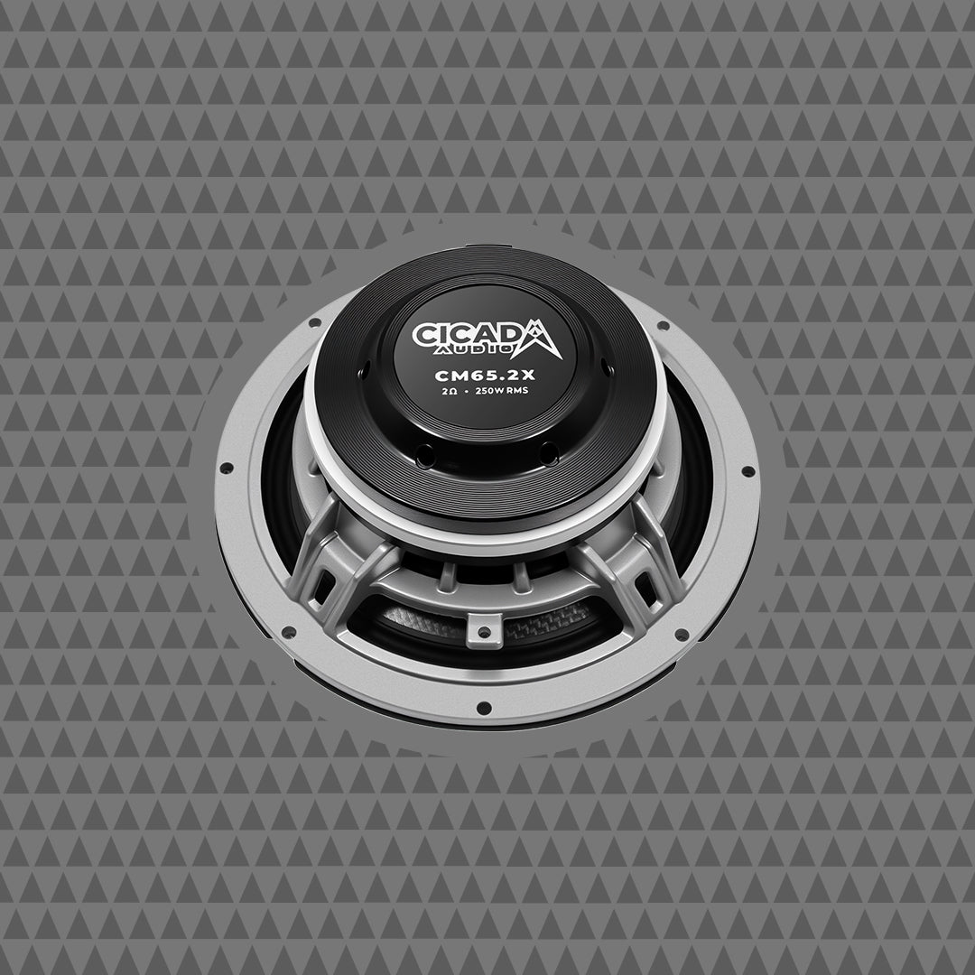 6.5-INCH MID-BASS / 1-INCH COMPONENT SPEAKERS KIT - 2Ω