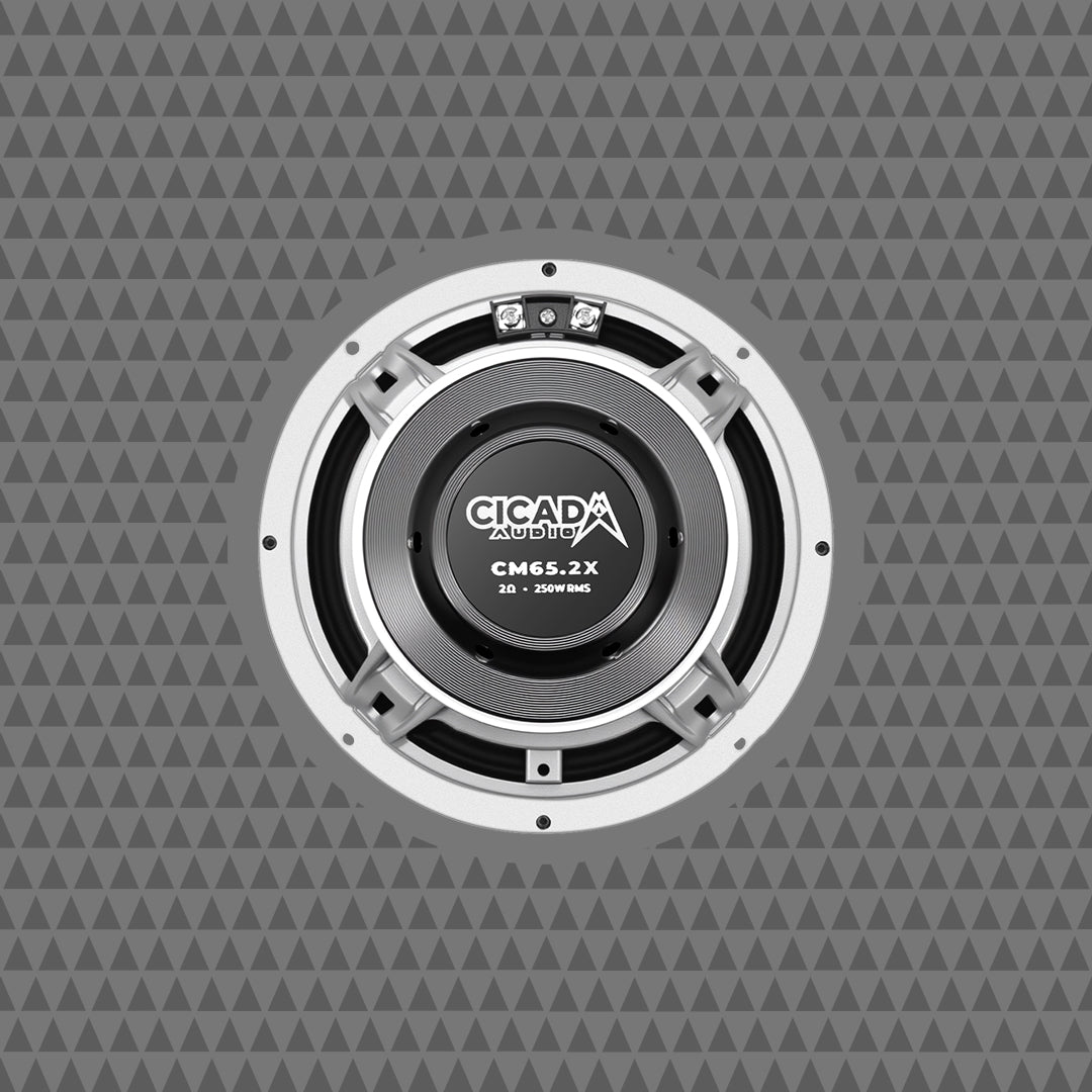 6.5-INCH MID-BASS / 1-INCH COMPONENT SPEAKERS KIT - 2Ω