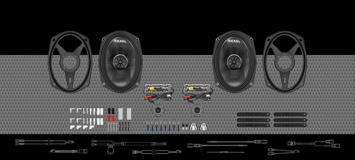 2024+ 6X9-INCH MID-BASS COMPONENT SPEAKER KIT - 4Ω