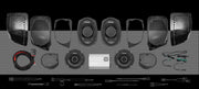 1400w 4CH AMPLIFIER & 4 PRO COAXIAL HORN SPEAKER H-D® STREET GLIDE® COMPLETE SYSTEM