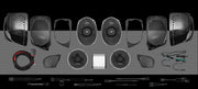 700w 4CH AMPLIFIER & 4 PERFORMANCE COAXIAL HORN SPEAKER H-D® ROAD GLIDE® COMPLETE SYSTEM
