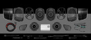 1400W 4CH DSP AMPLIFIER & 4 COAXIAL HORN SPEAKER H-D® ROAD GLIDE® COMPLETE STSTEM