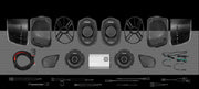 1400w 4CH DSP AMPLIFIER & 4 PRO COAXIAL HORN SPEAKER H-D® ROAD GLIDE® COMPLETE SYSTEM