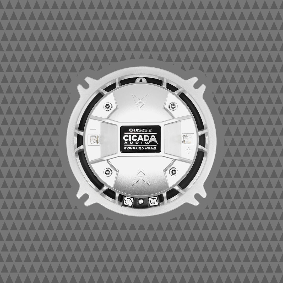 5.25" Pro Coax Horn Speakers - 2Ω - PAIR