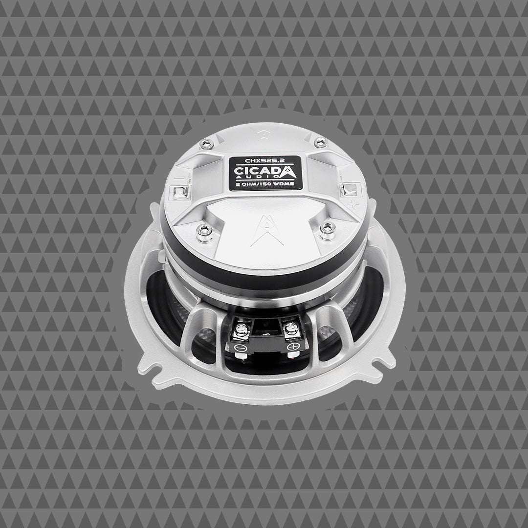 5.25" Pro Coax Horn Speakers - 2Ω - PAIR