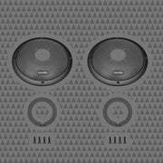 8-INCH FLUSH STYLE BILLET GRILLES w/ RR075T- Tweeter Mount