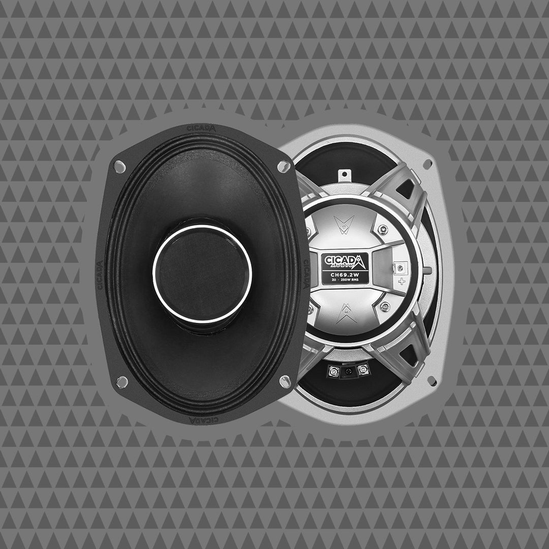 6x9-INCH COAXIAL HORN SPEAKERS - 2Ω - PAIR