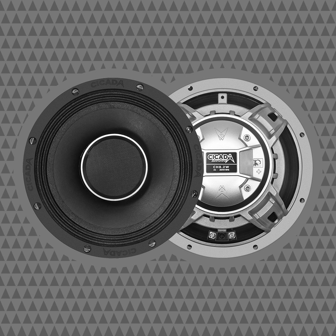 8-INCH COAXIAL HORN SPEAKERS - 2Ω - PAIR