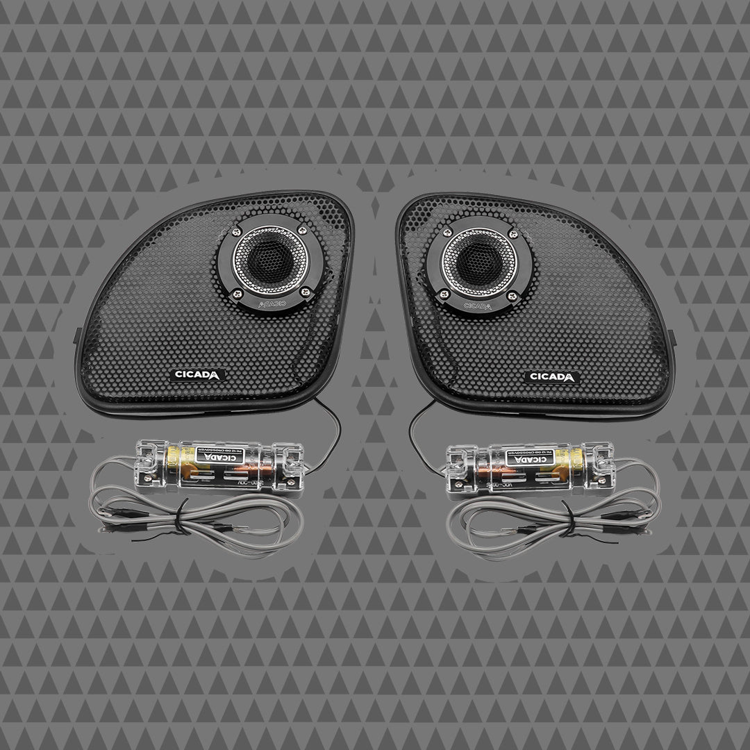 2014-2023 H-D® ROAD GLIDE GRILLS w/ RR075T TWEETERS