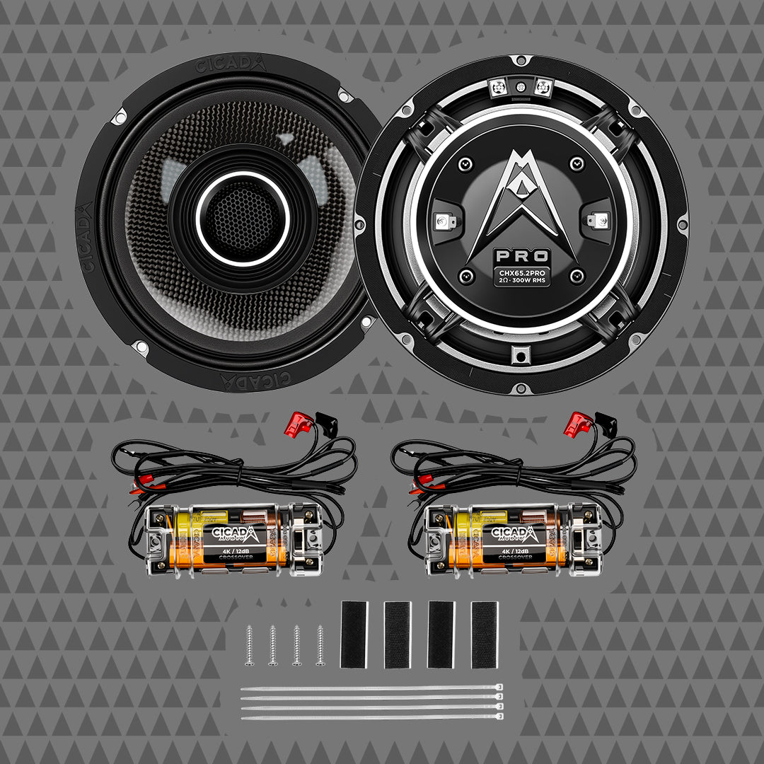 * COMING SOON * 6.5-INCH PRO Coaxial Horn Speakers - 2Ω - PAIR