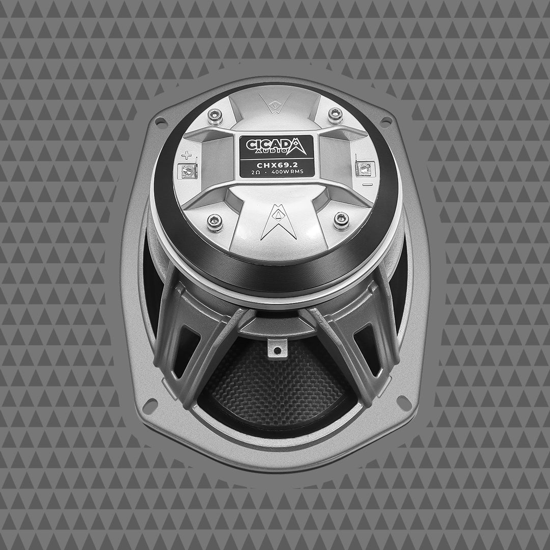 6x9" Pro Coax Horn Speakers - 2Ω - PAIR