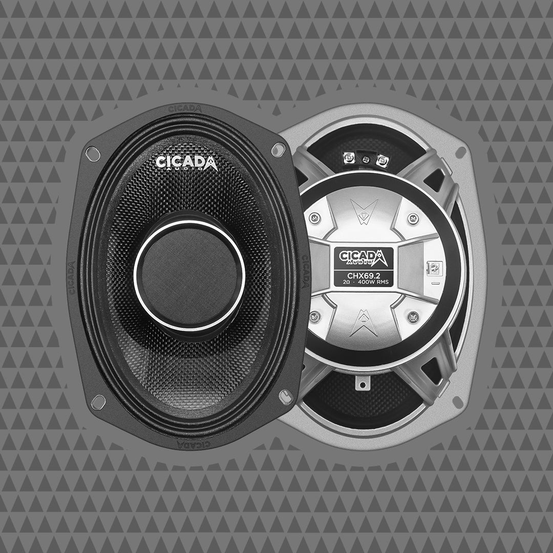 6x9" Pro Coax Horn Speakers - 2Ω - PAIR