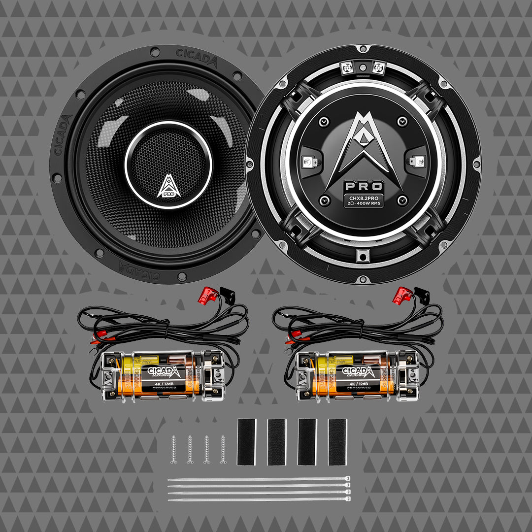 * COMING SOON * 8-INCH PRO Coaxial Horn Speakers - 2Ω - PAIR