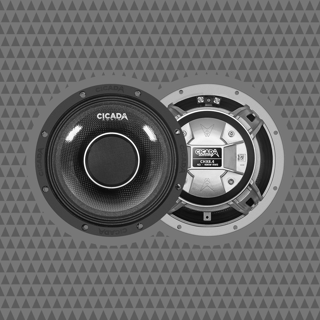 8-INCH PRO COAXIAL HORN SPEAKERS - 4Ω - PAIR
