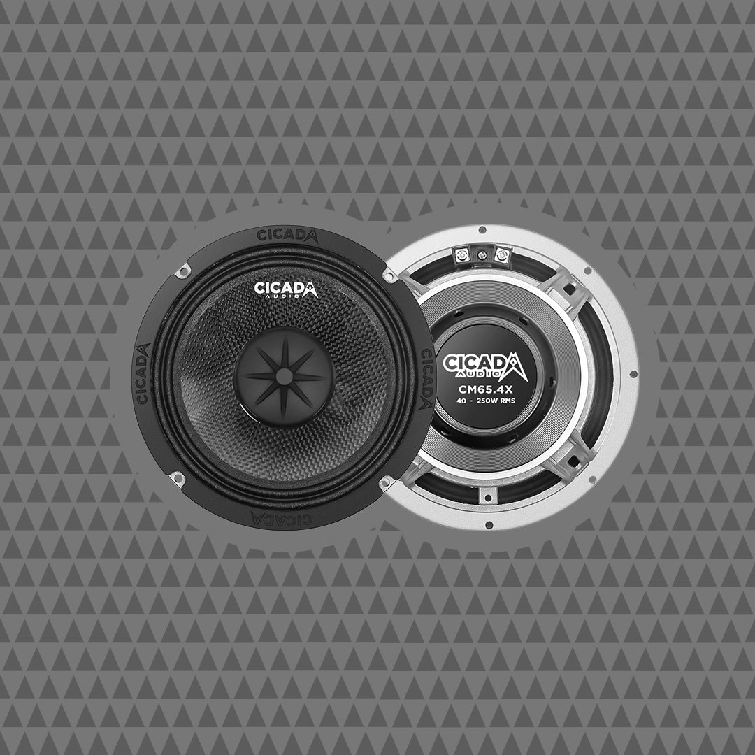 6.5-INCH MID-BASS COMPONENT SPEAKERS - 4Ω - PAIR