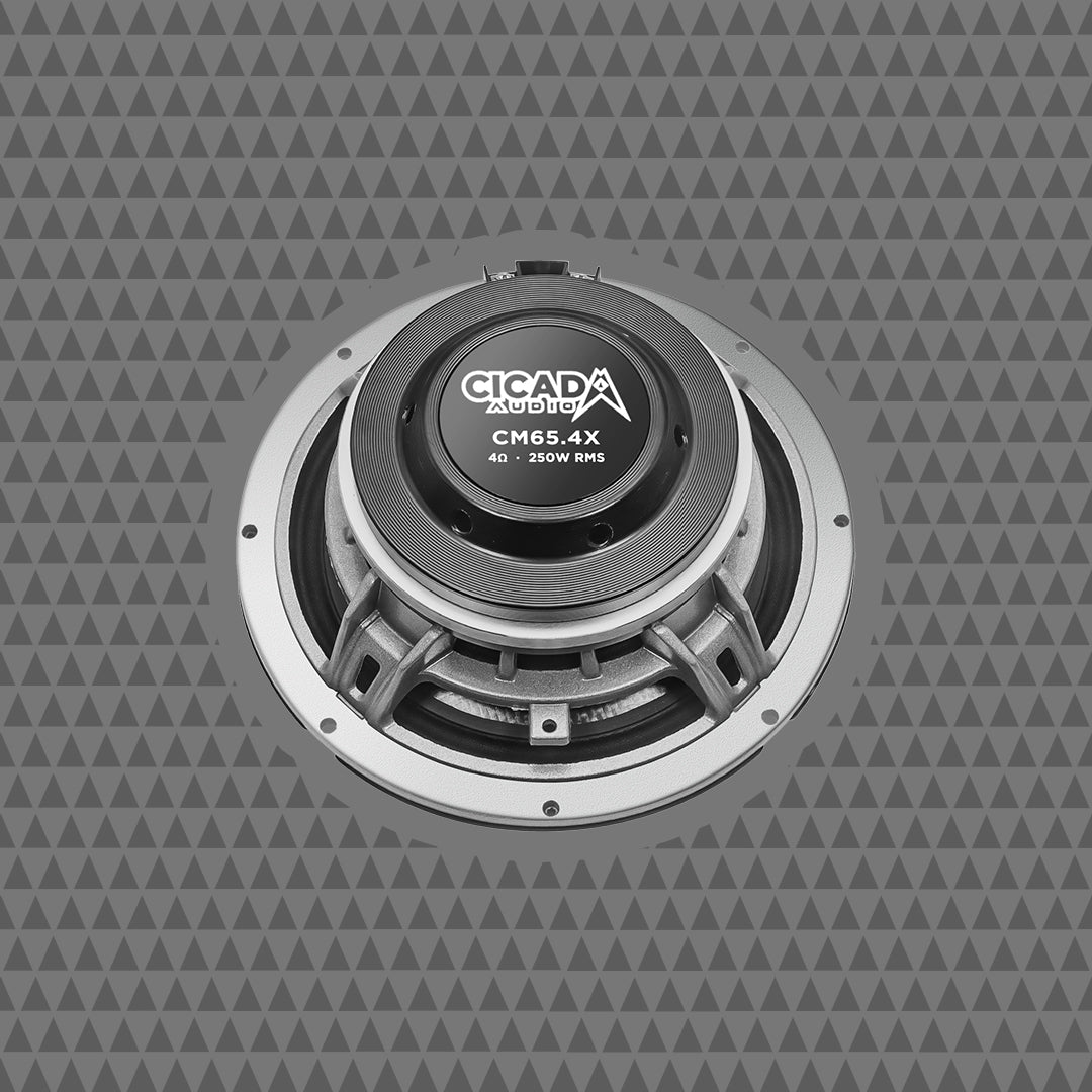 6.5-INCH MID-BASS COMPONENT SPEAKERS - 4Ω - PAIR