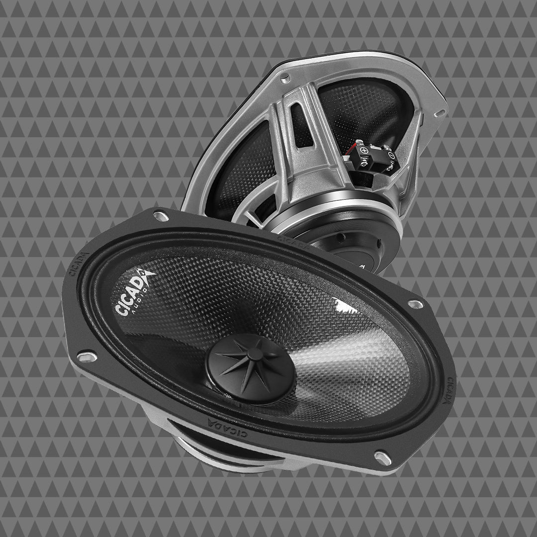6X9-INCH MID-BASS COMPONENT SPEAKERS- 2Ω - PAIR