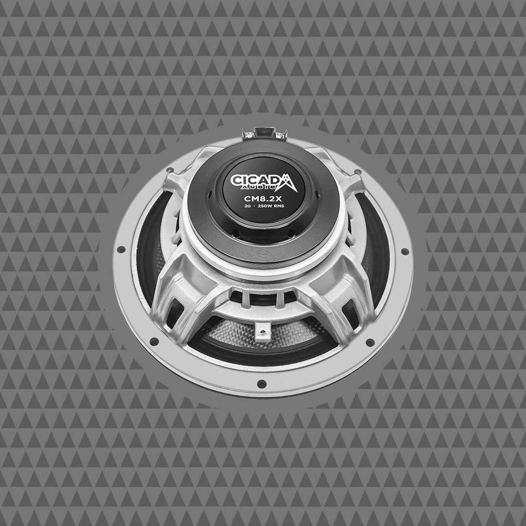 8-INCH MID-BASS COMPONENT SPEAKERS - 2Ω - PAIR