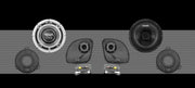 6.5-INCH MID-BASS COMPONENT SPEAKER KIT - 4Ω
