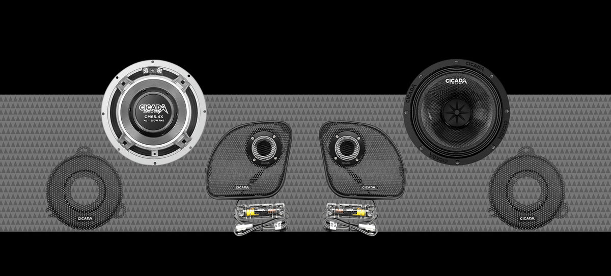 6.5-INCH MID-BASS COMPONENT SPEAKER KIT - 4Ω