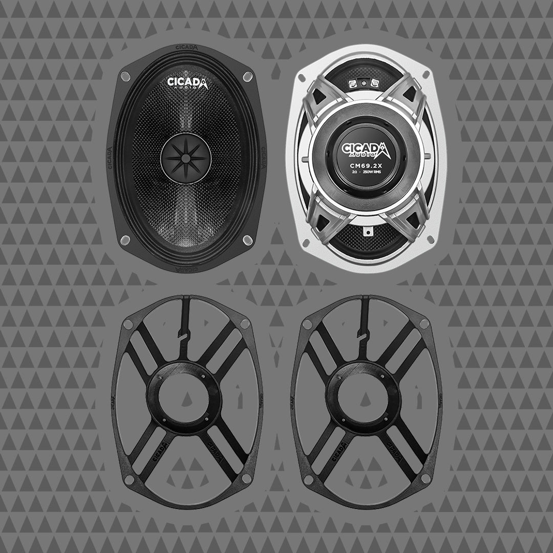 6X9-INCH MID-BASS COMPONENT SPEAKER KIT - 2Ω