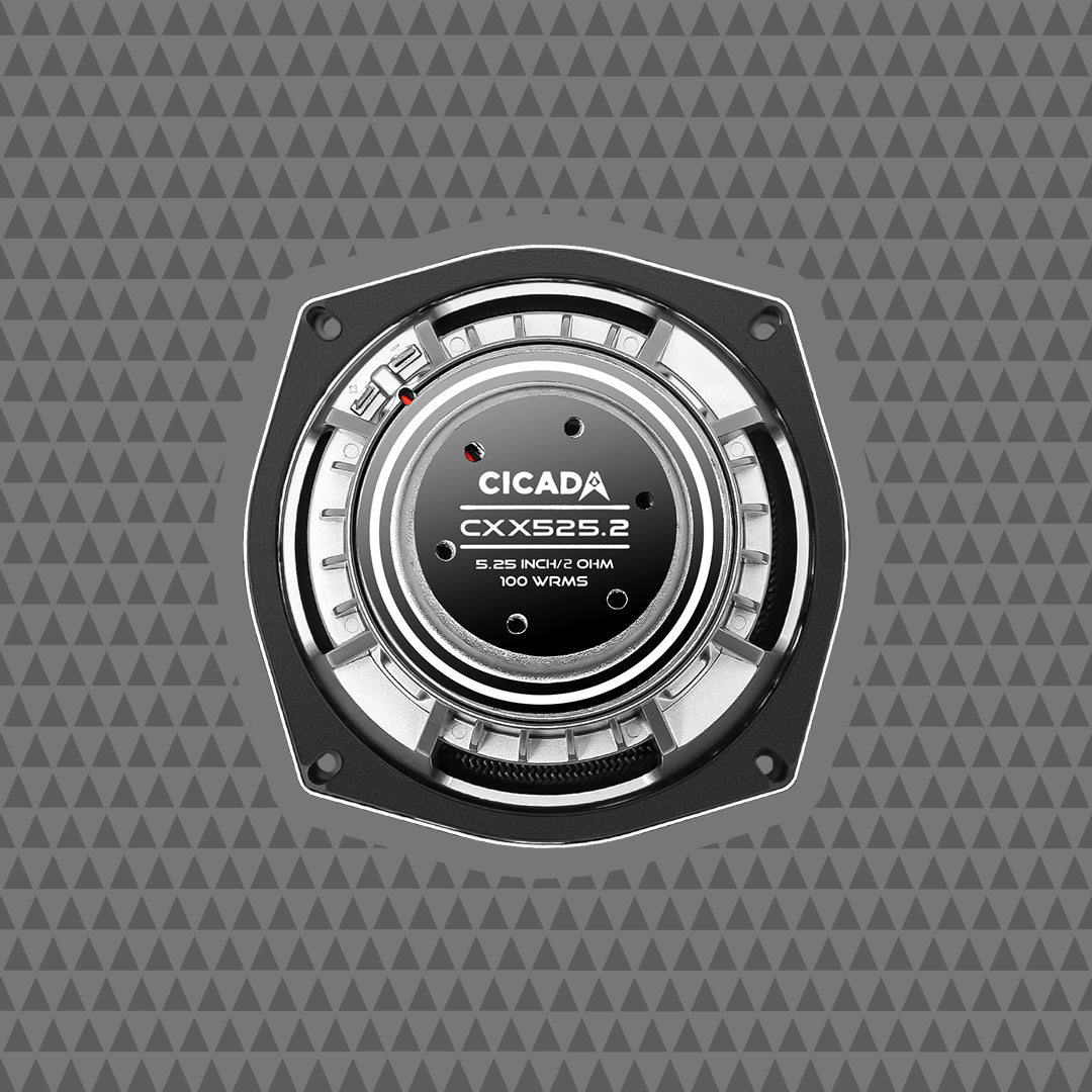 5.25-INCH PERFORMANCE COAXIAL SPEAKERS - 2Ω - PAIR