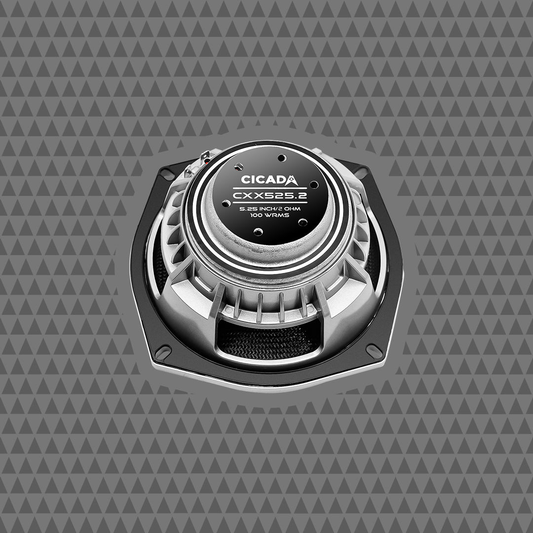 5.25-INCH PERFORMANCE COAXIAL SPEAKERS - 2Ω - PAIR