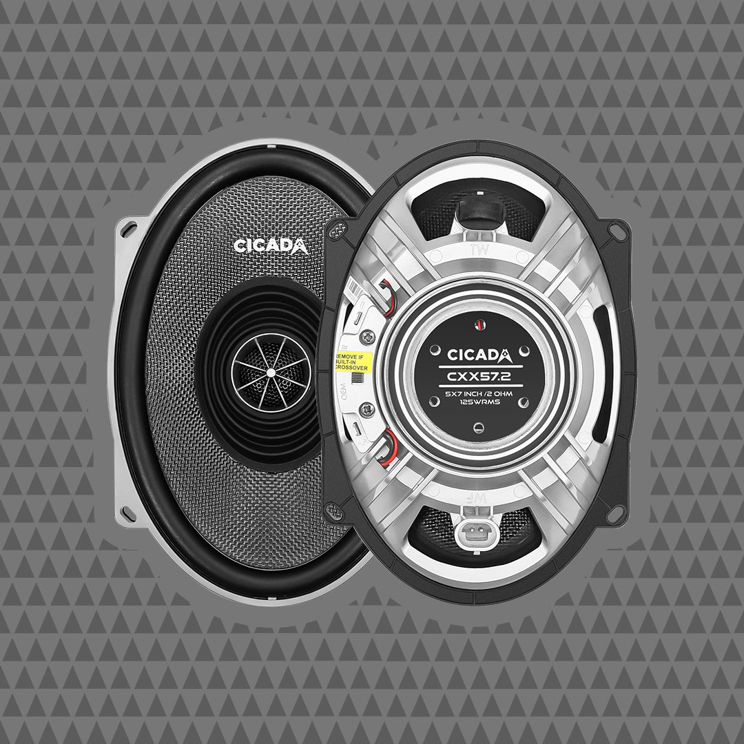5X7-INCH PERFORMANCE COAXIAL SPEAKERS - 2Ω - PAIR