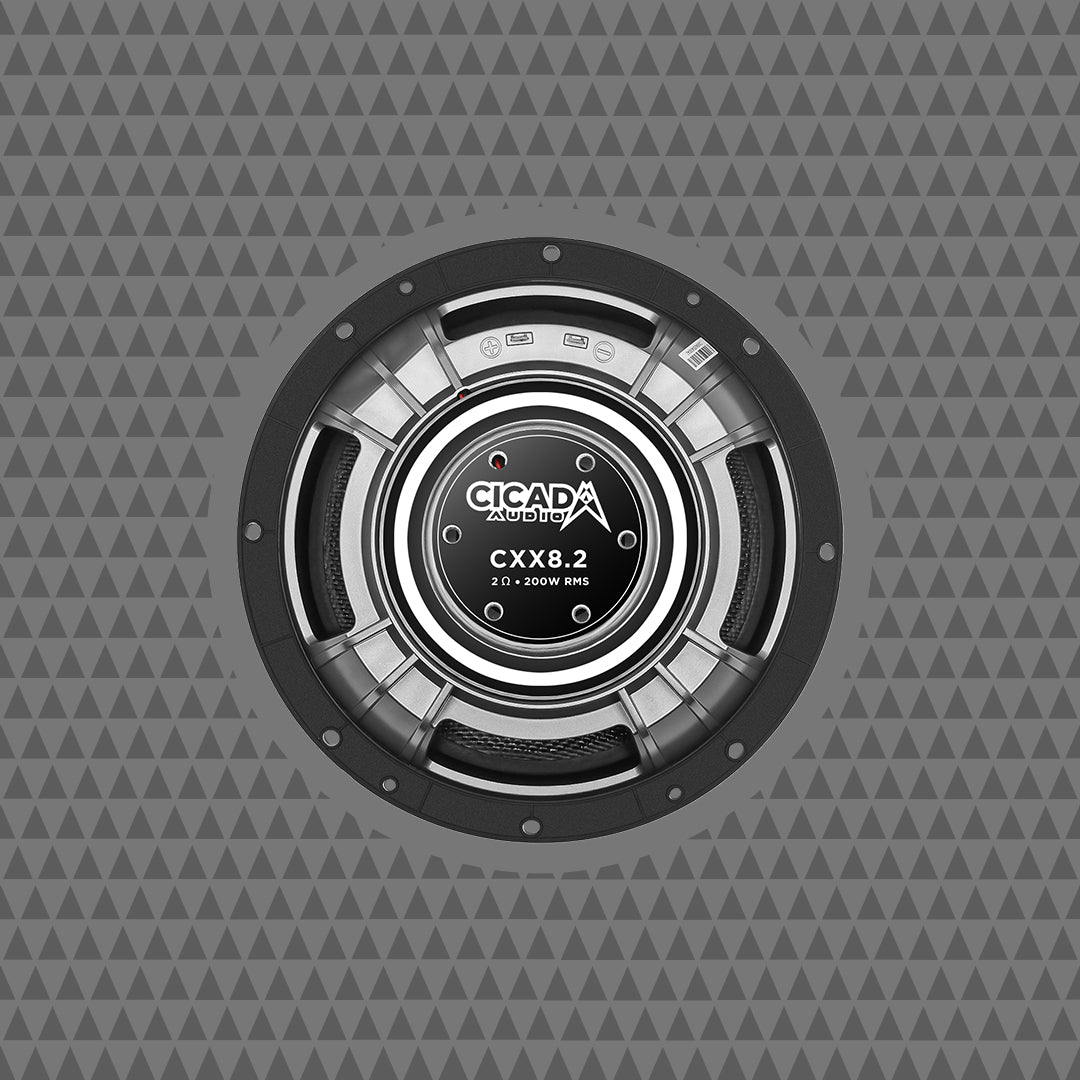 8-INCH PERFORMANCE COAXIAL SPEAKERS - 2Ω - PAIR