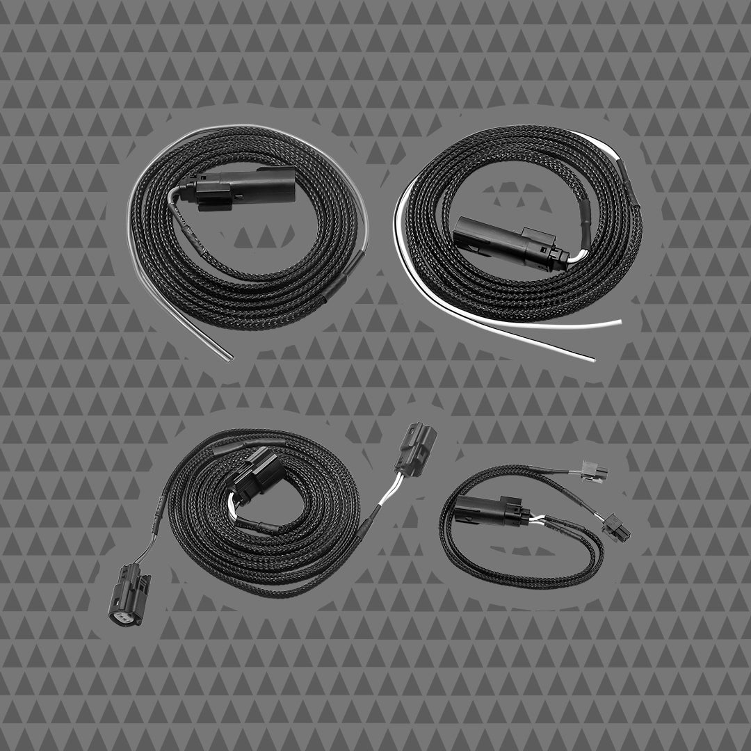HDFRBoM-8 H-D® OUTPUT BRIDGED MOLEX® LEFT AND RIGHT SPEAKER BRIDGED OUT - 8.0' HARNESS