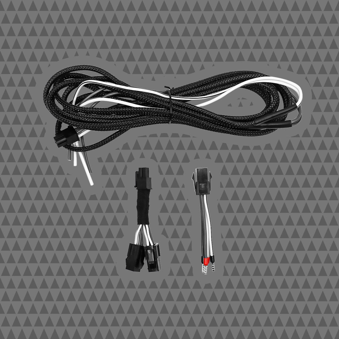 LWR-FRONT OUTPUT "Y" SPLITTER WITH LOWER SPEAKER WIRE EXTENSIONS