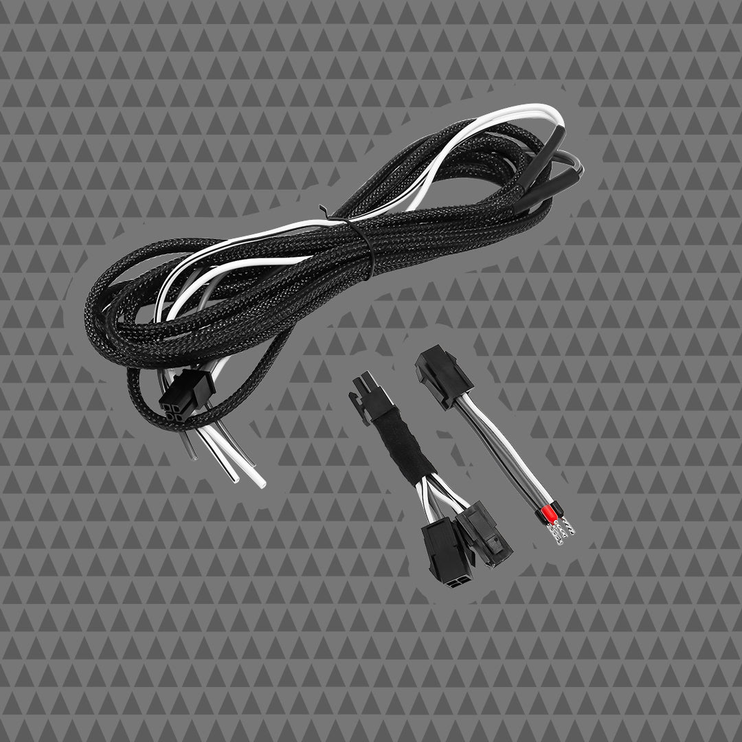 LWR-FRONT OUTPUT "Y" SPLITTER WITH LOWER SPEAKER WIRE EXTENSIONS