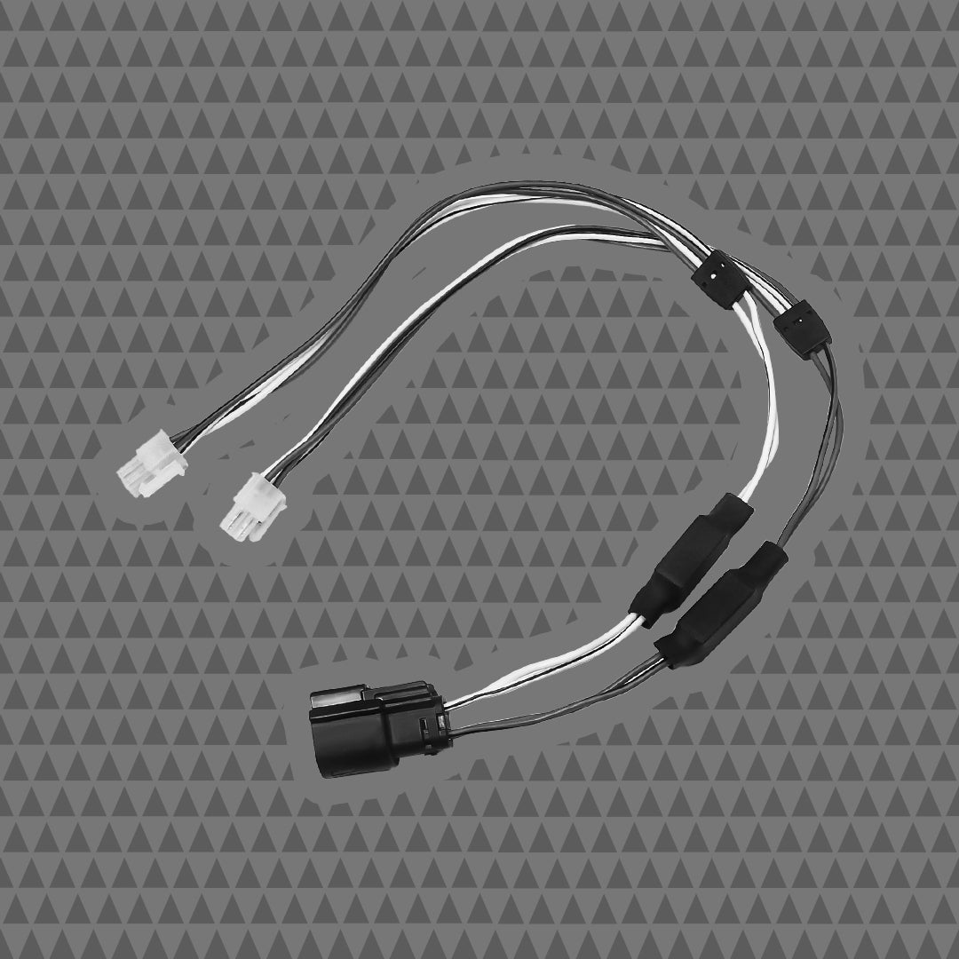 H-D® FACTORY PLUGS TO MOLEX® - REAR / "Y" ADAPTOR / BRIDGED