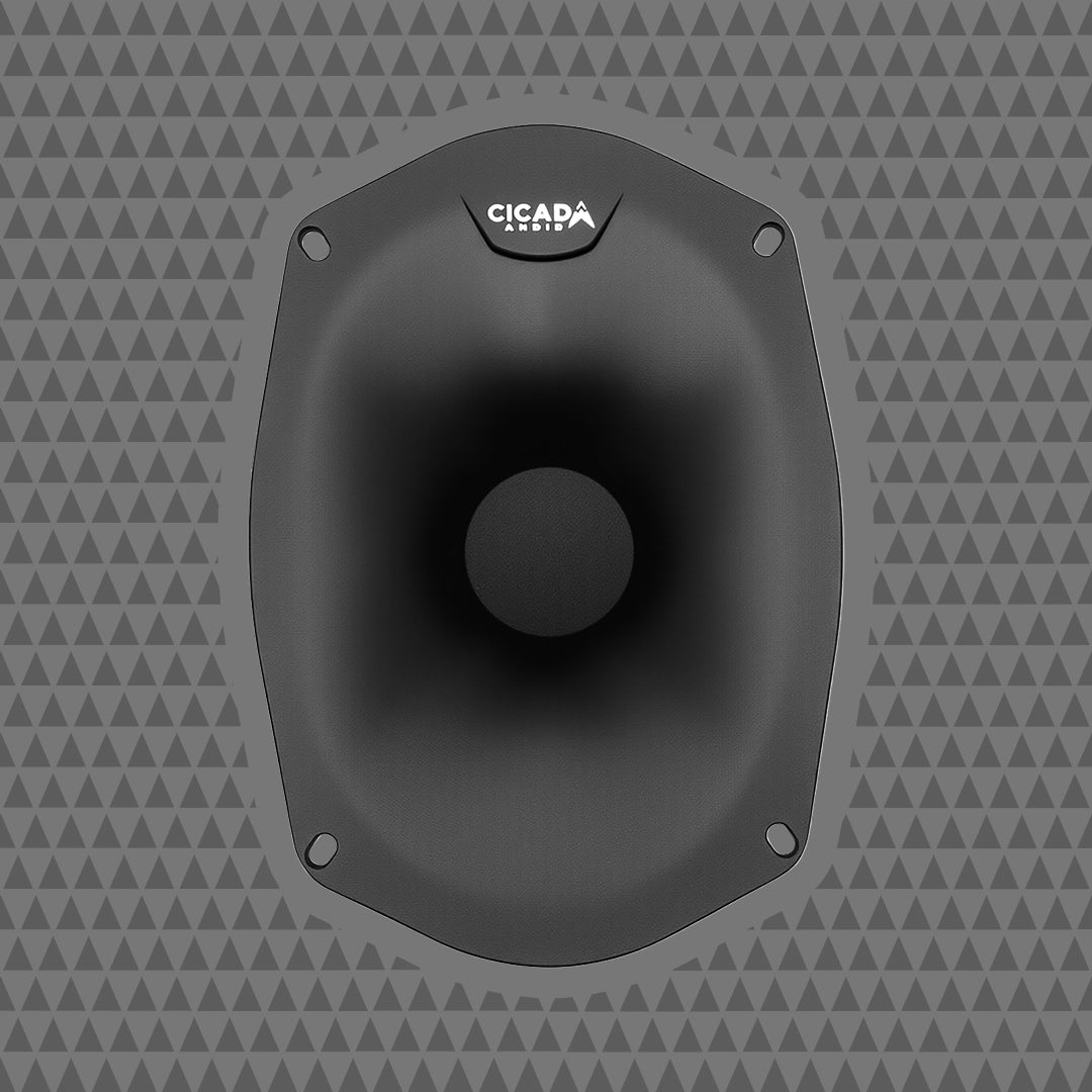 6X9-INCH FLAT ACOUSTIC WAVE GUIDE FOR RR2TM AND RR3TM TWEETER MOTORS - PAIR