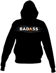 "BADASS" Logo Hoodie - Black