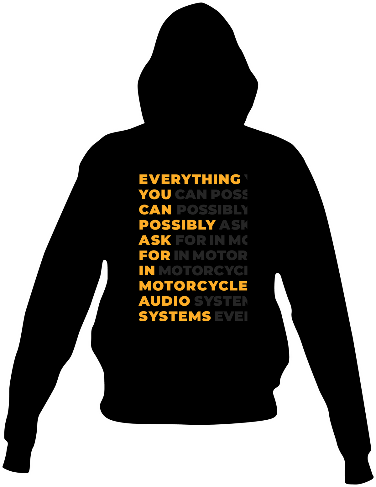 "EVERYTHING" Logo Hoodie - Black