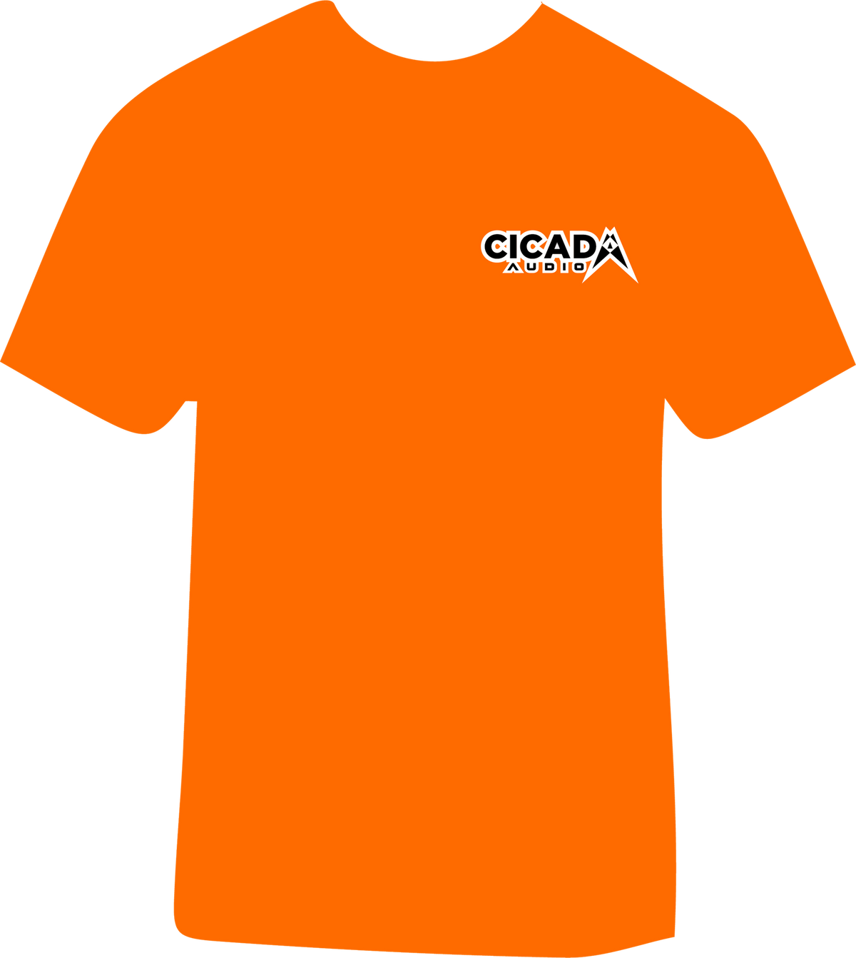 "Babe with A" Logo T Shirt - Orange