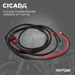 HDPG8K 8 GAUGE POWER/GROUND HARNESS KIT FOR HD
