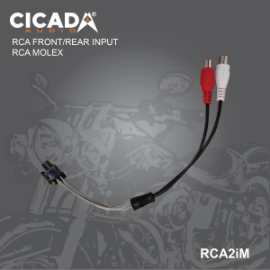 RCA2iM CICADA AMPLIFIER RCA INPUT HARNESS