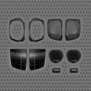 2014-2023 H-D® SADDLEBAG LID 6x9-INCH CUT-IN MOUNTING KIT