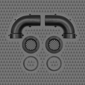 3-INCH RIGHT ANGLED AERO PORT KIT