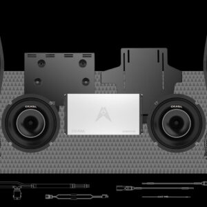 600w 4CH AMPLIFIER & 4 COAXIAL HORN SPEAKER H-D® COMPLETE SYSTEM