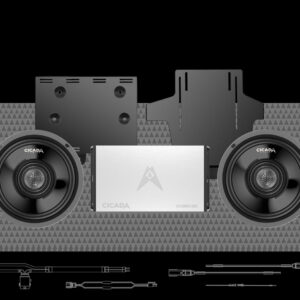 500w 2CH AMPLIFIER & 2 COAXIAL SPEAKER H-D® COMPLETE SYSTEM
